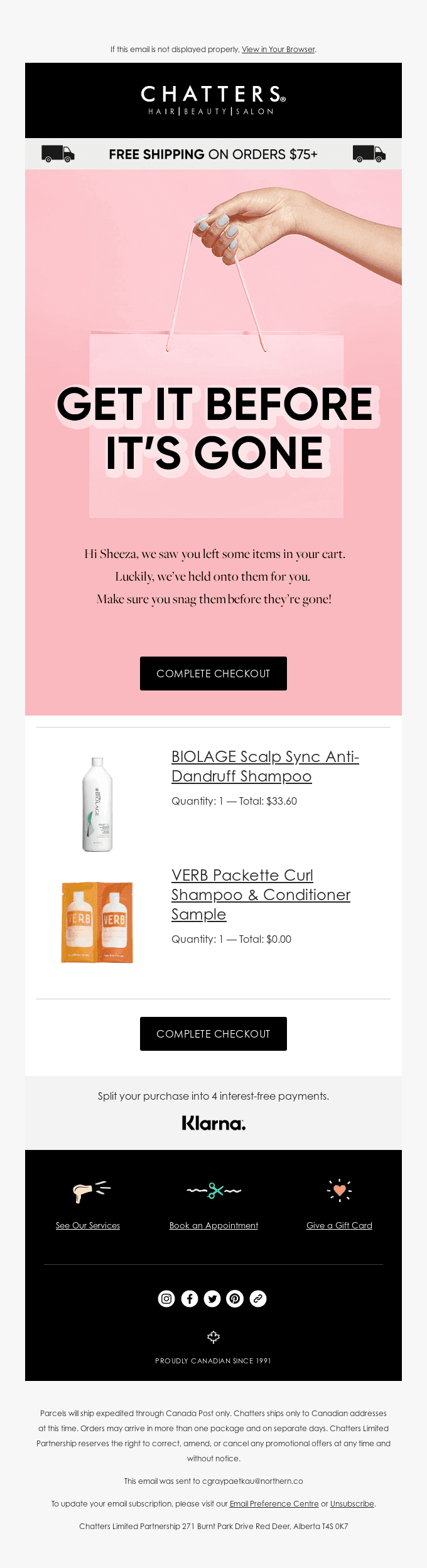 Don’t miss out! Get it before it’s gone…