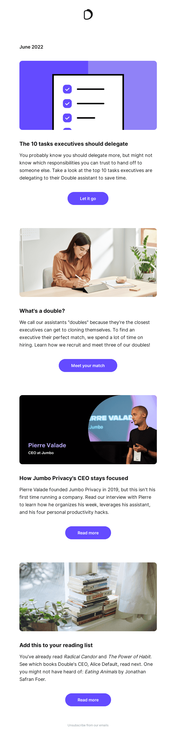 Double Take: What our community is delegating, reading, and recommending
