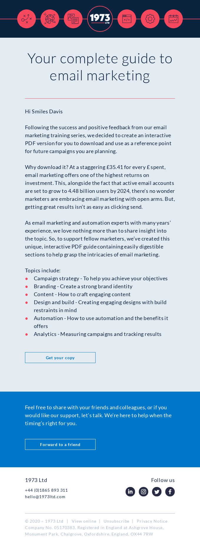 Download your email marketing guide today