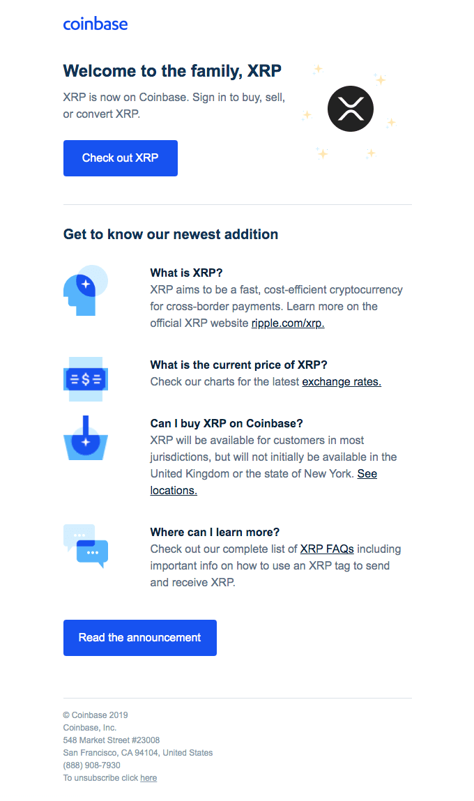 Drumroll please: XRP is now available on Coinbase