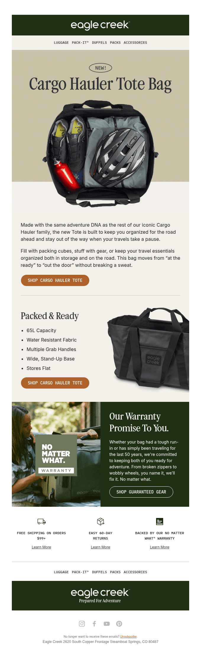 NEW: Cargo Hauler Tote Bag
