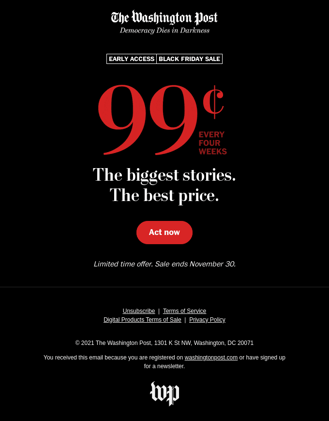 💵 Early access to Black Friday Sale