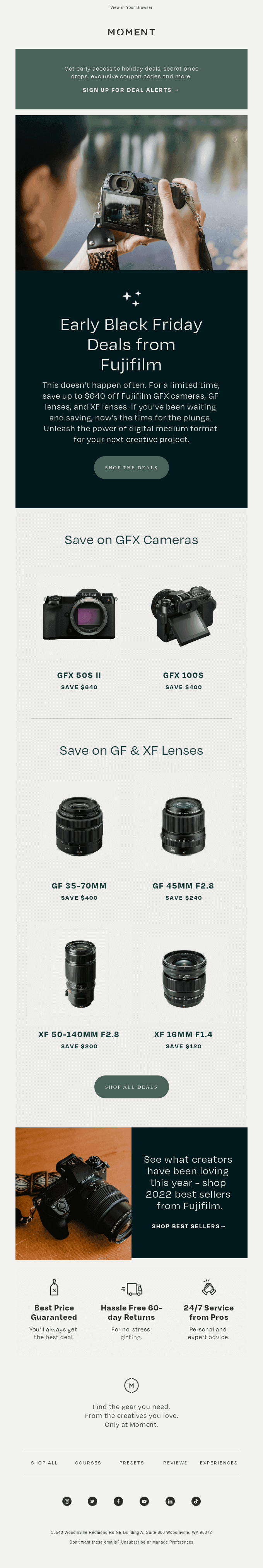 Early Black Friday Deals from Fujifilm