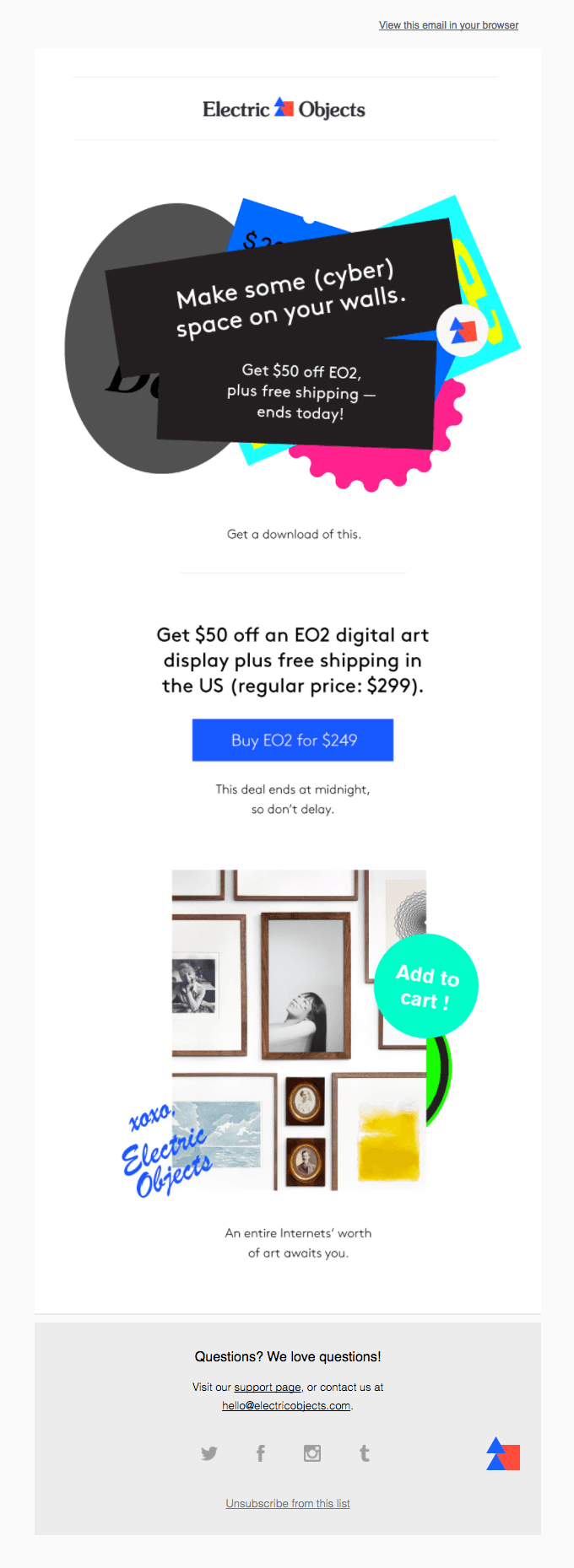 Ends at midnight! EO2 for just $249