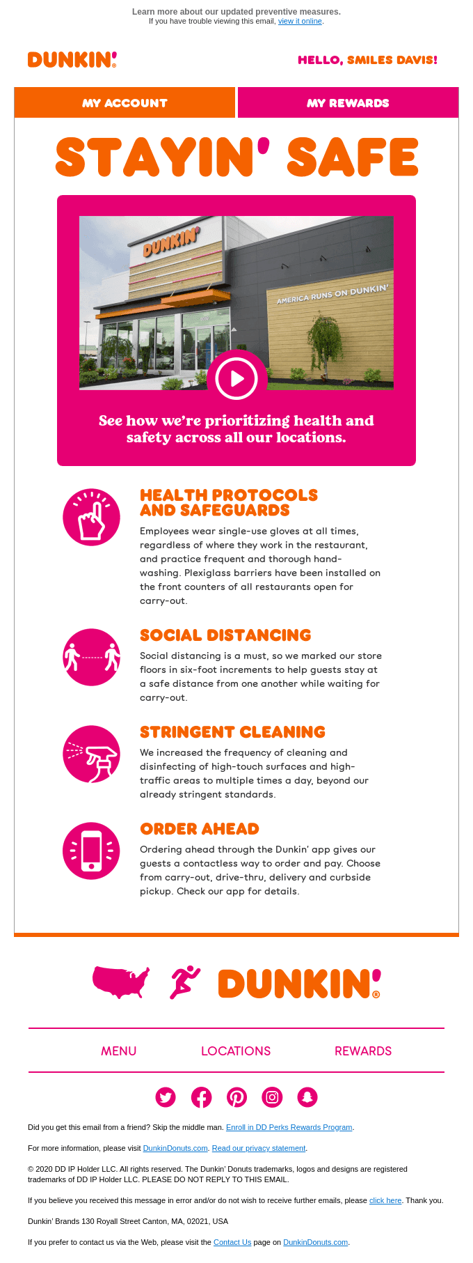 Enhanced health & safety: What we're doing