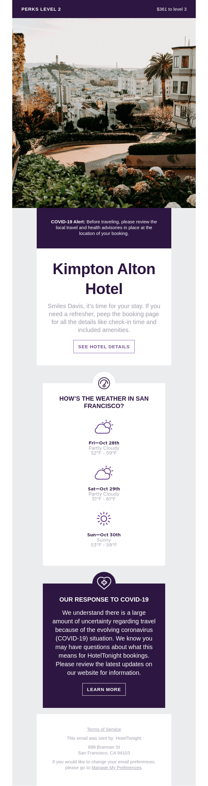Enjoy your stay at Kimpton Alton Hotel!