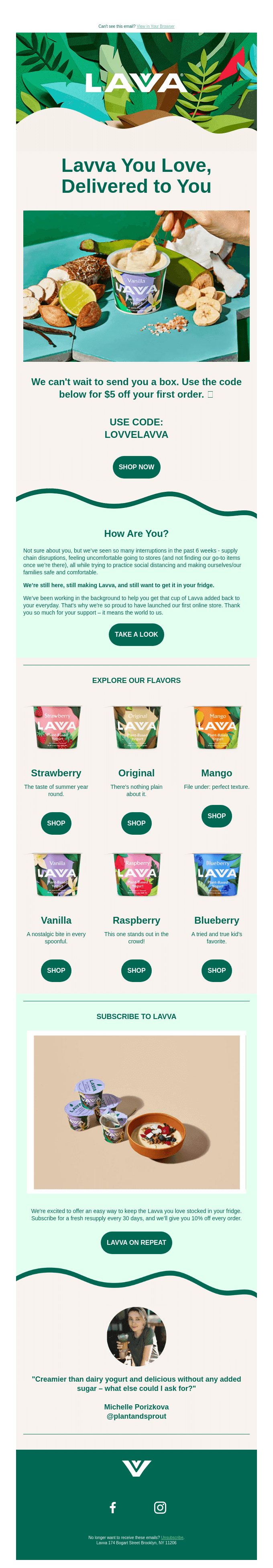 Exciting News! 🎉You can now buy Lavva online ✨