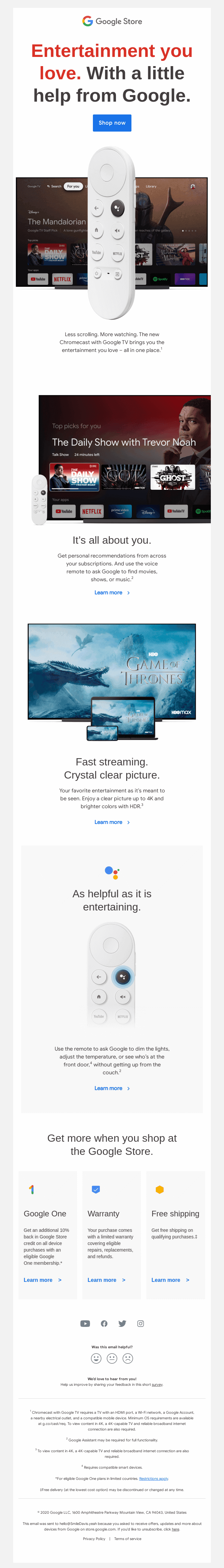 Explore the new Chromecast with Google TV