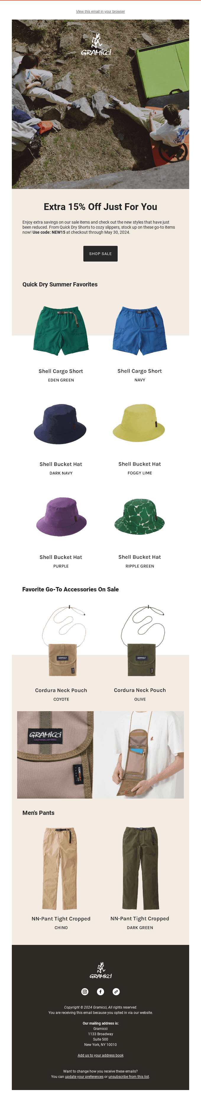 Extra 15% Off Already Marked-Down Styles