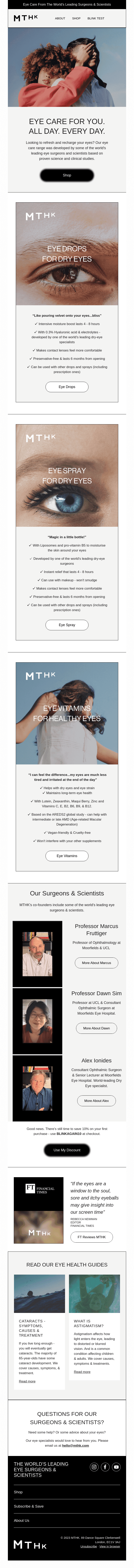 Eye care for you - all day, every day
