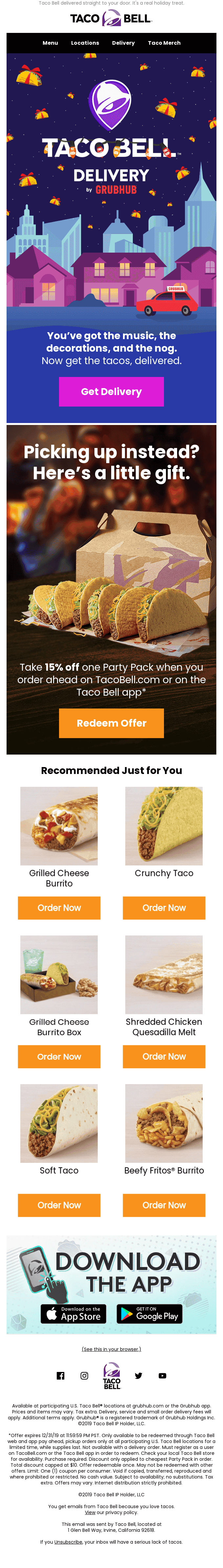 🎵Fa la lots of tacos, for your friends 🎵