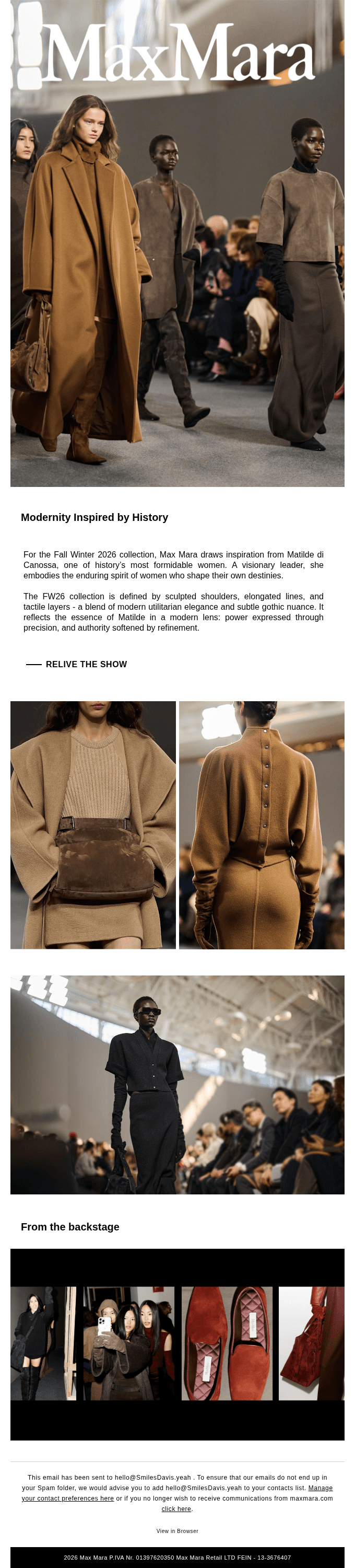 The Fall Winter 2026 Runway Show