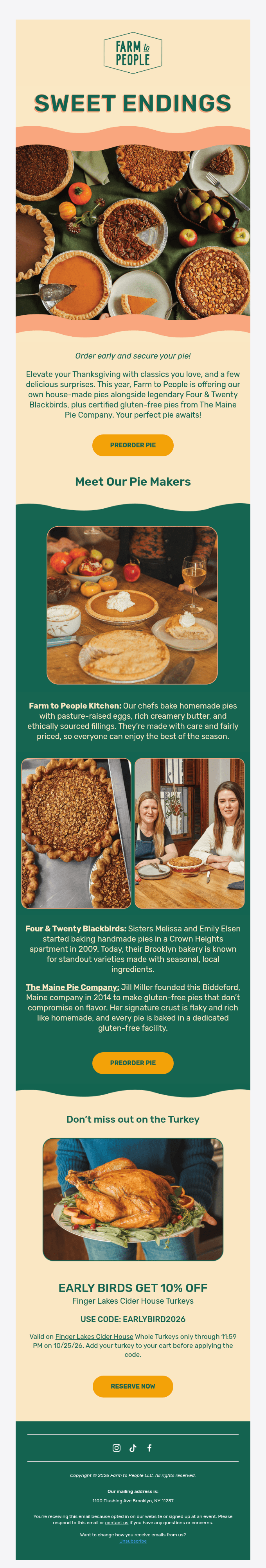 Thanksgiving Pie Preorders are Open 🥧