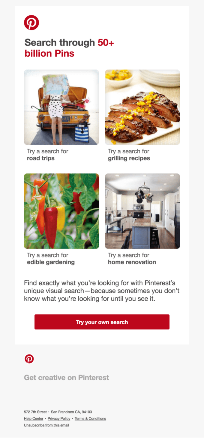 Feast your eyes on Pinterest’s unique visual search