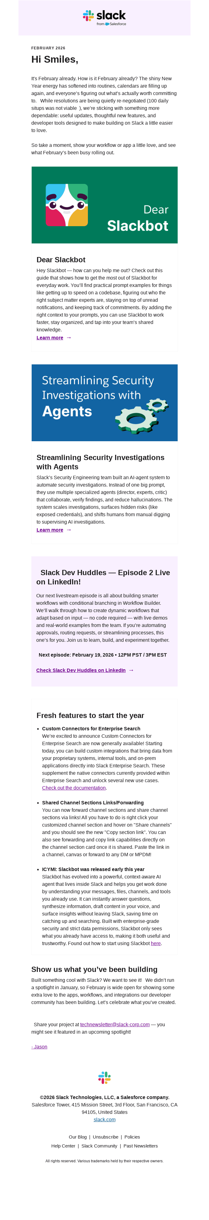 February Feature Drops: What’s New on Slack Platform