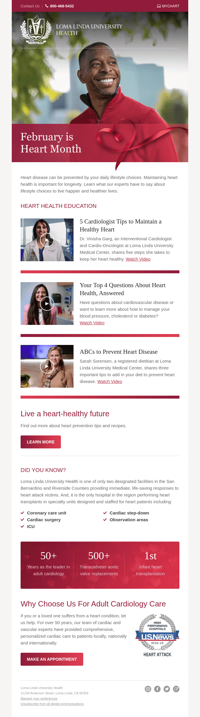 February is Heart Health Awareness Month