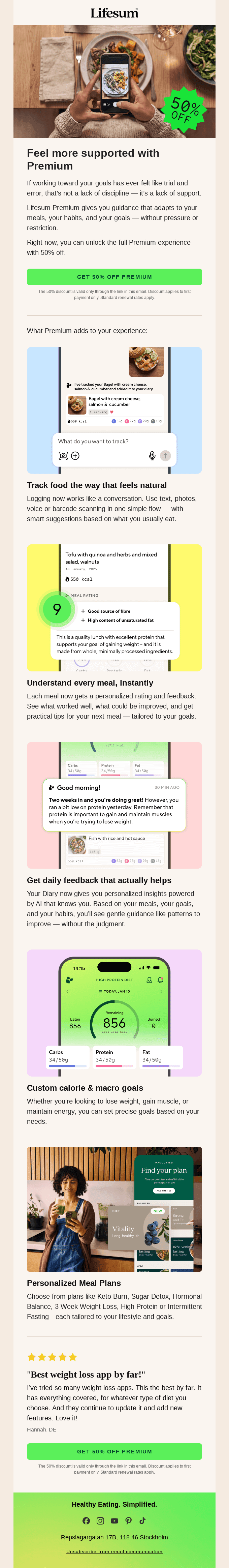Feel more supported with Premium ✨