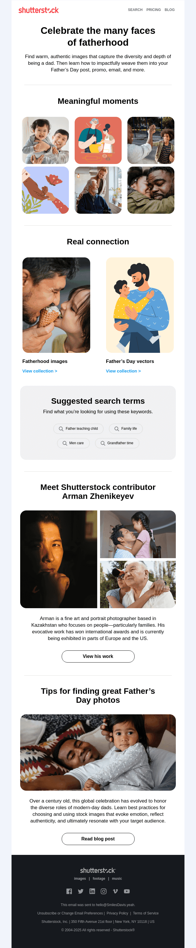 Find heartfelt images for Father’s Day ✨