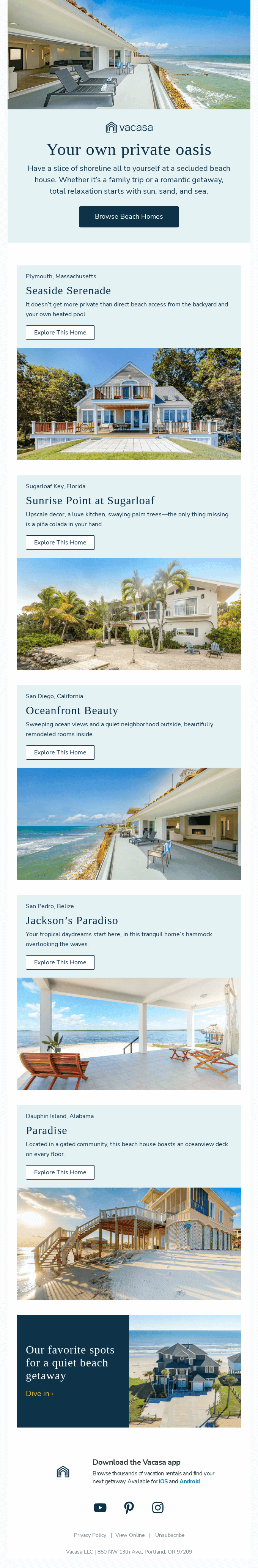 Find paradise at these beach retreats