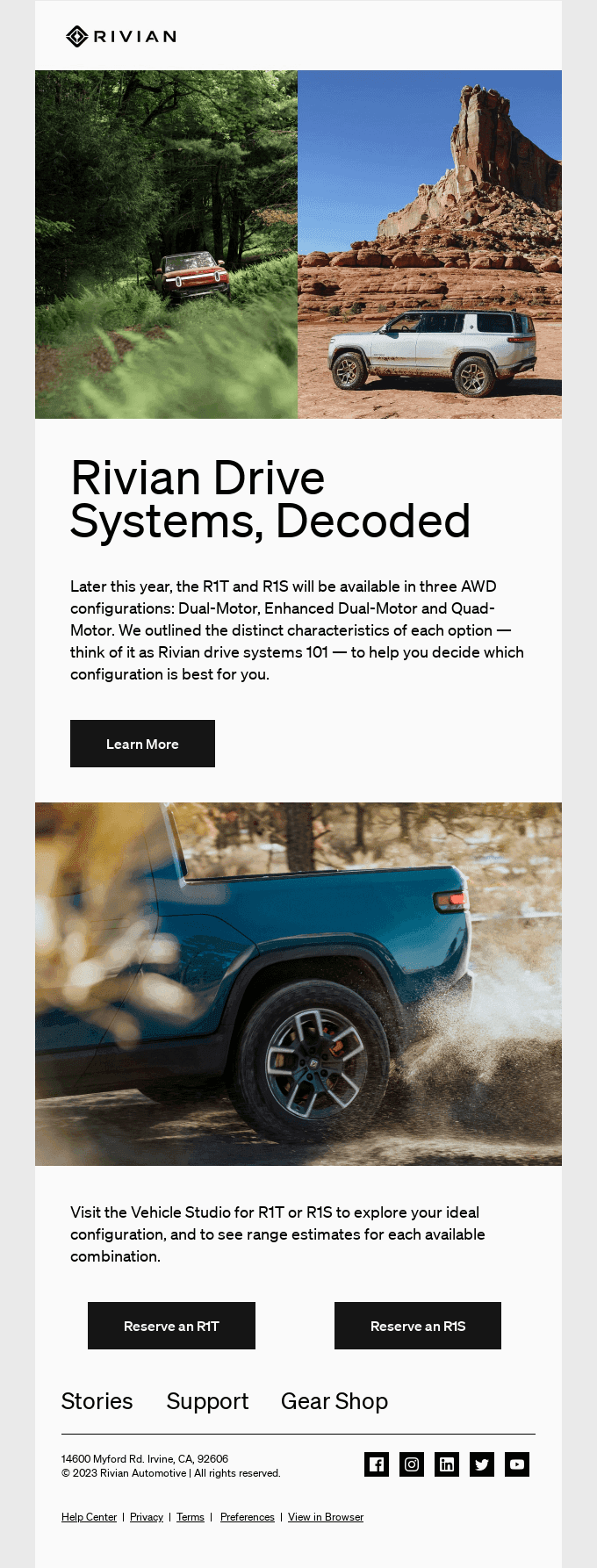 Find the R1 Drive System That's Best for You