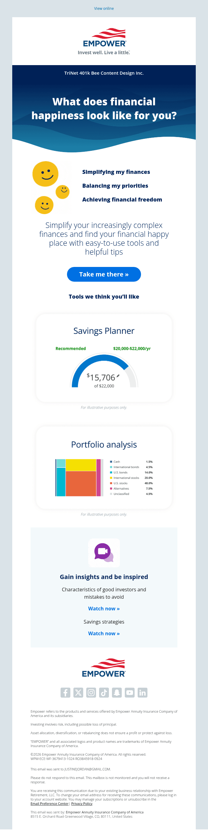Find your financial happy place