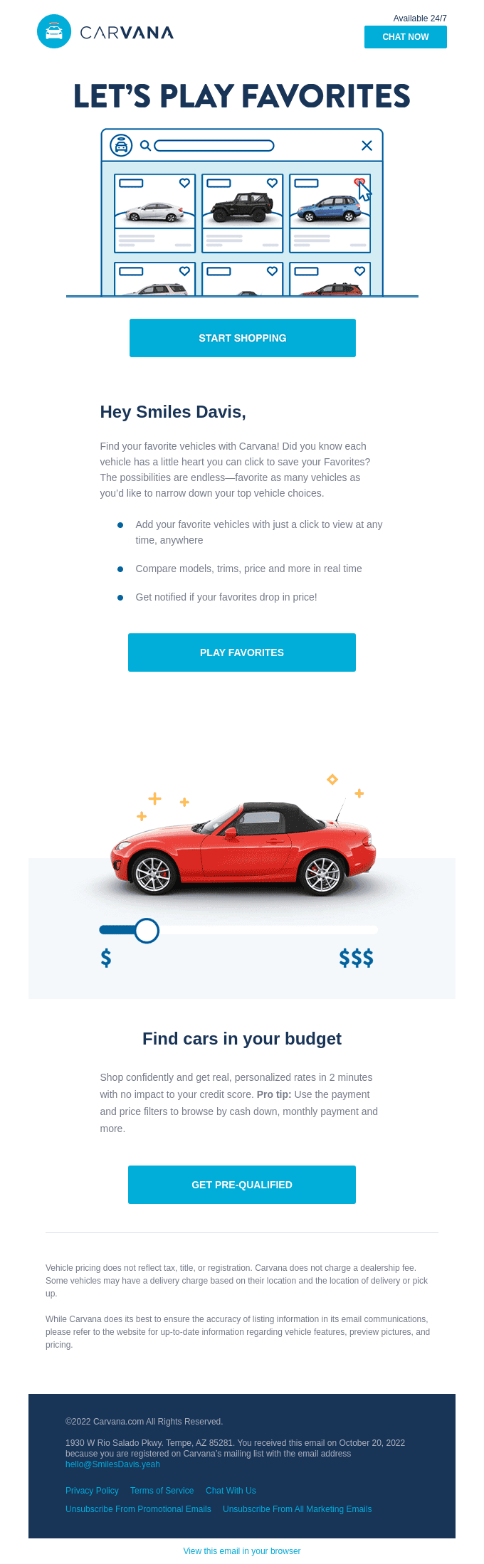 🚘 Find your new favorite ride, Smiles Davis!