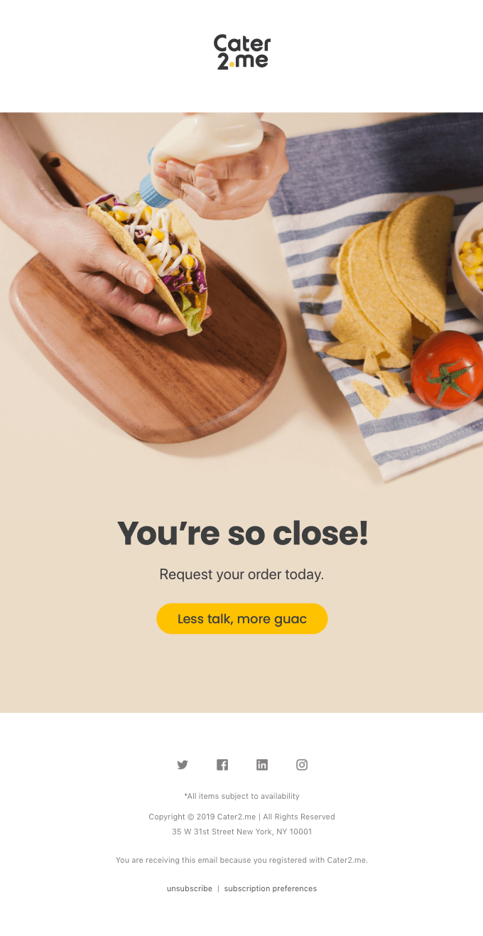 Finish Ordering for Cinco (or Tres or Seis) de Mayo!