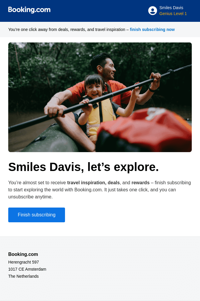 Finish subscribing to get deals, inspiration, and more