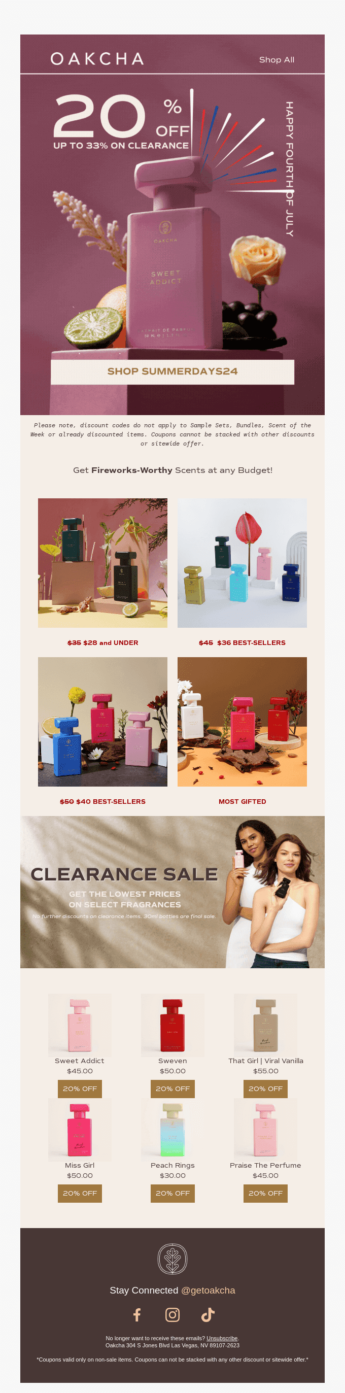 Fireworks-worthy Scents up to 33% OFF 🎆 Happy 4th of July!