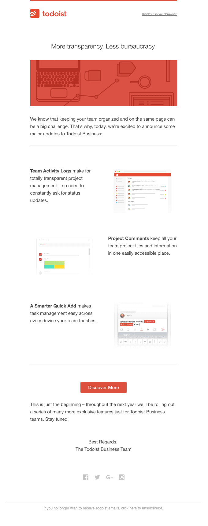 Five brand new Todoist Business updates