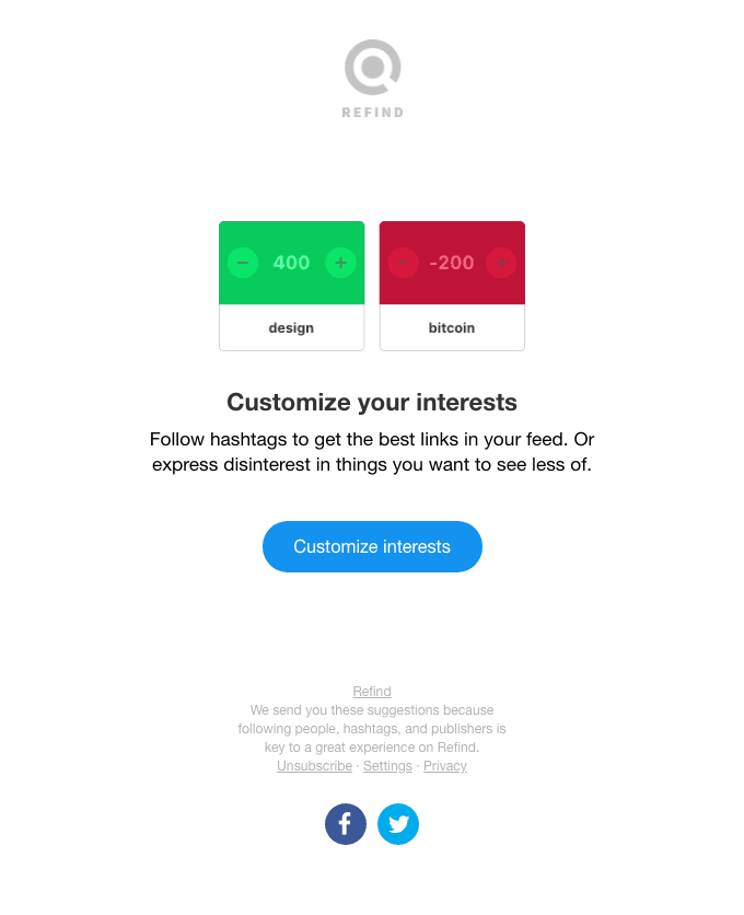 Follow hashtags to get the best in your feed