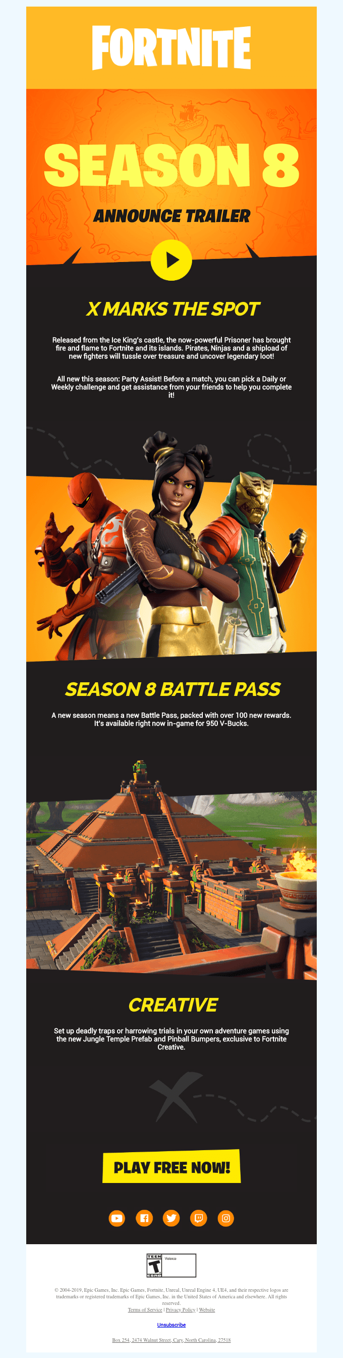 Fortnite - Adventure Awaits in Season 8!
