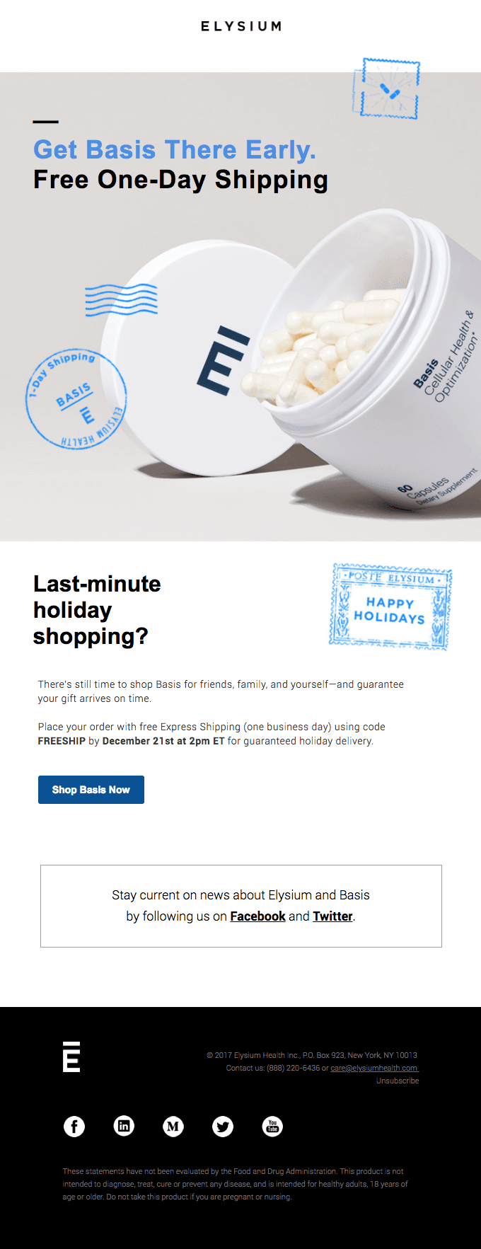 Free Expedited Shipping for the Holidays
