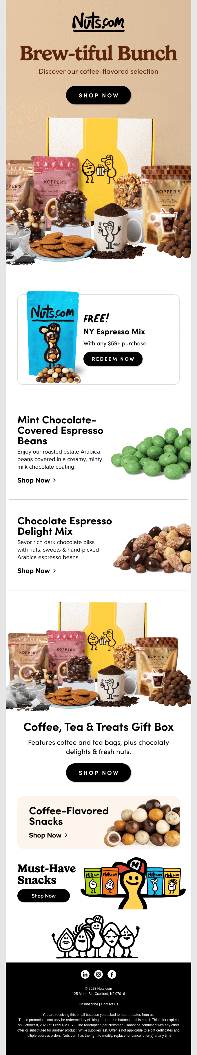 FREE NY Espresso Mix When You Spend $59+ ☕
