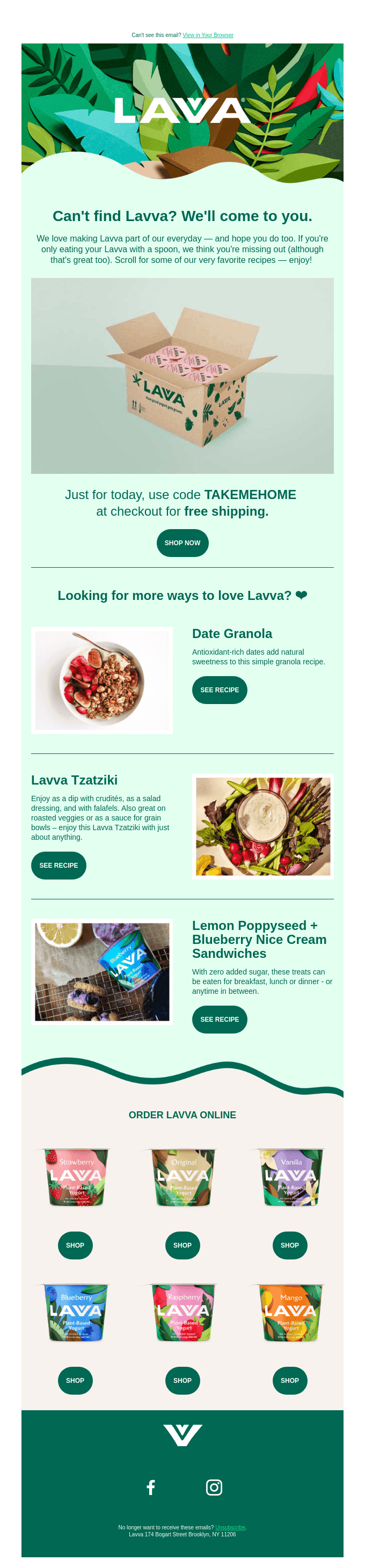 FREE SHIPPING! Plus, ways to ❤️ Lavva