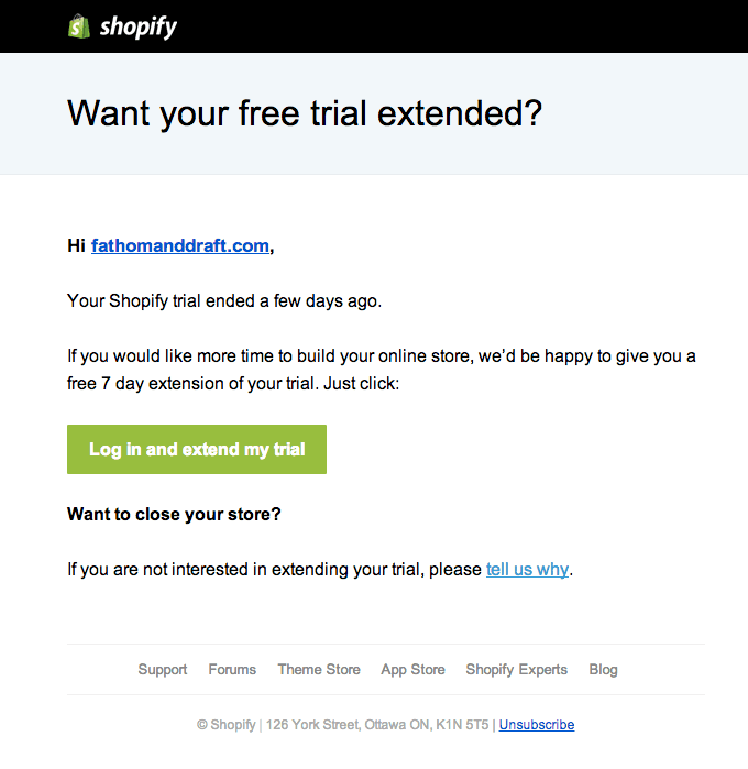 Want your free trial extended?
