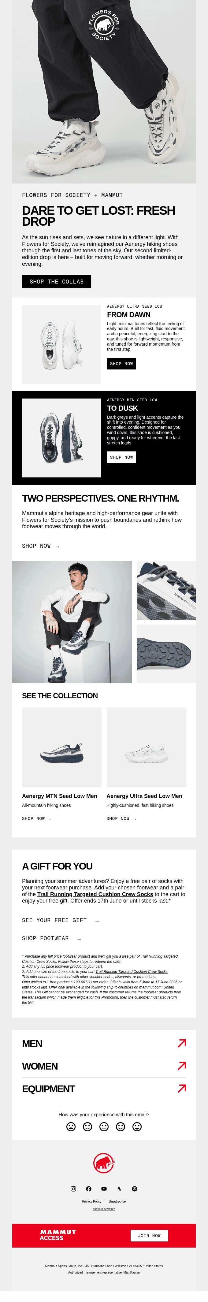 Fresh Drop Flowers for Society Mammut