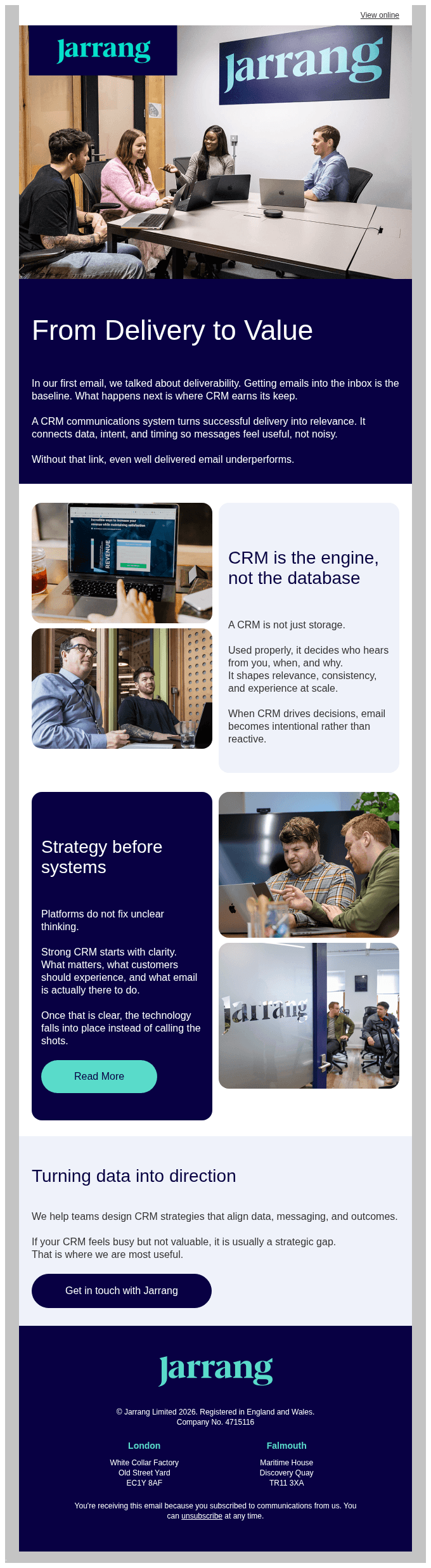 From delivery to real email marketing value