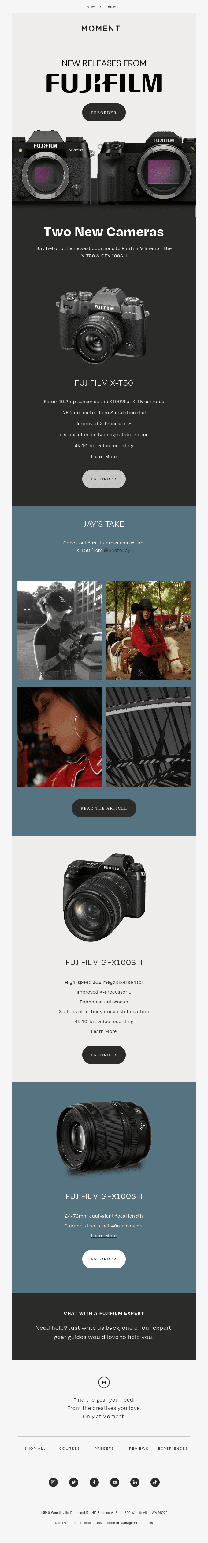 Fujifilm Just Announced Two New Cameras