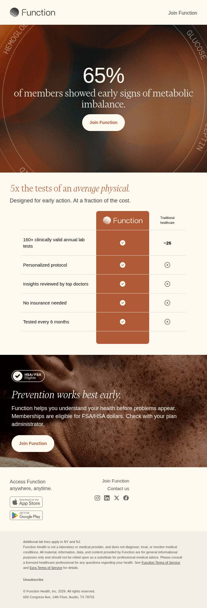 Why members choose Function.