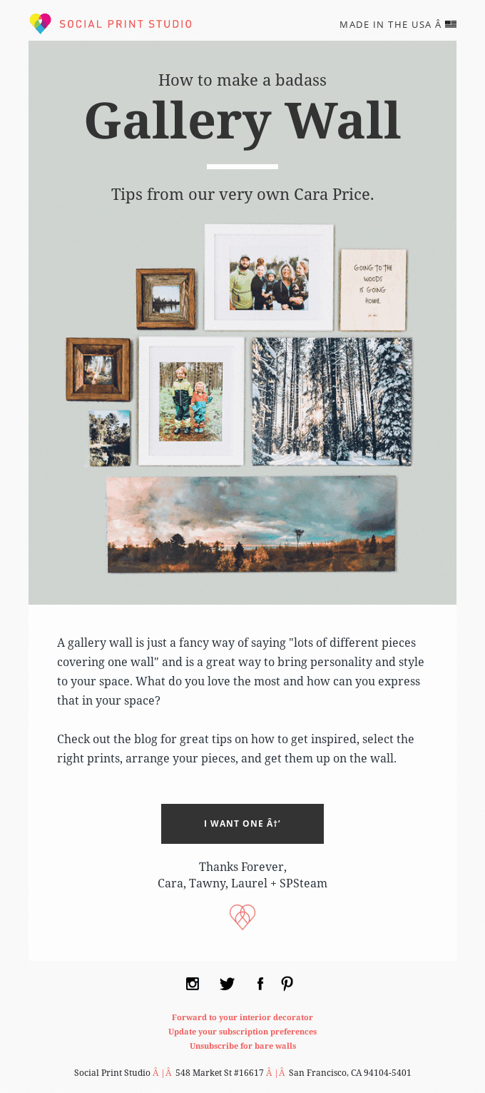Gallery wall tips! Your other walls are going to be jealous.