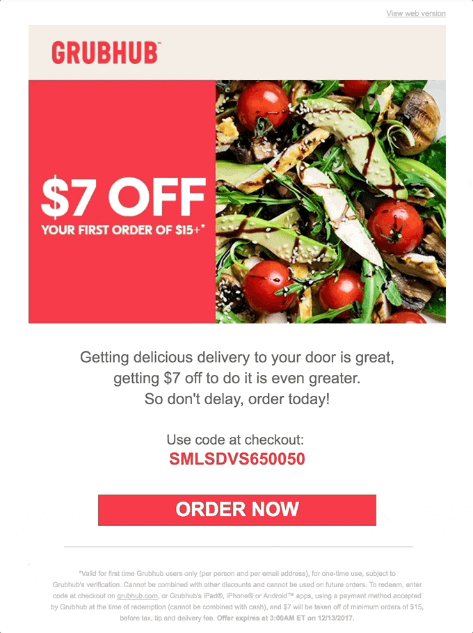 Get $7 OFF the best bites in your neighborhood!