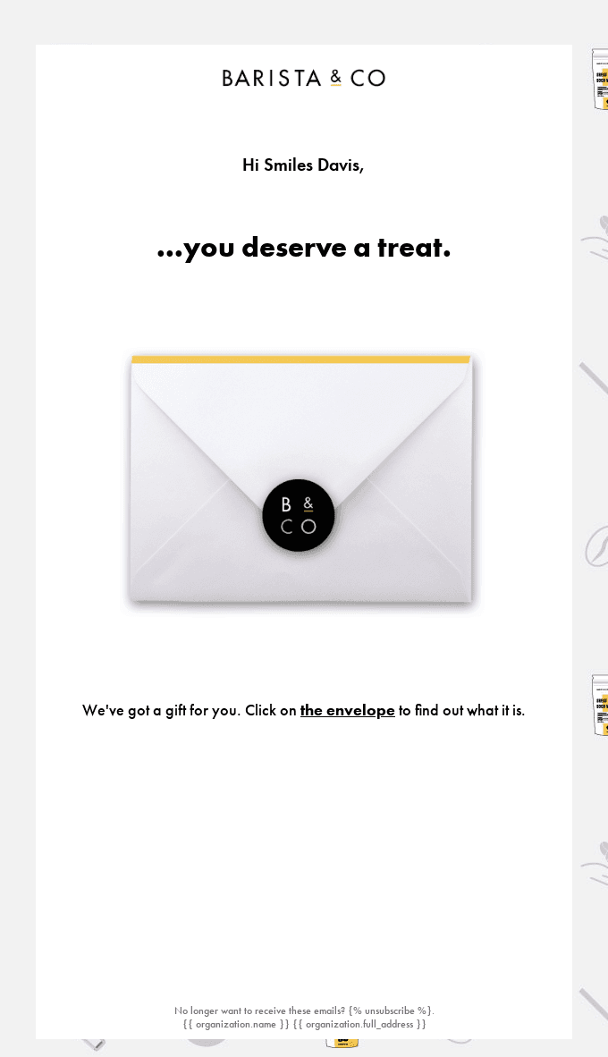 Get a free gift just for opening this email!