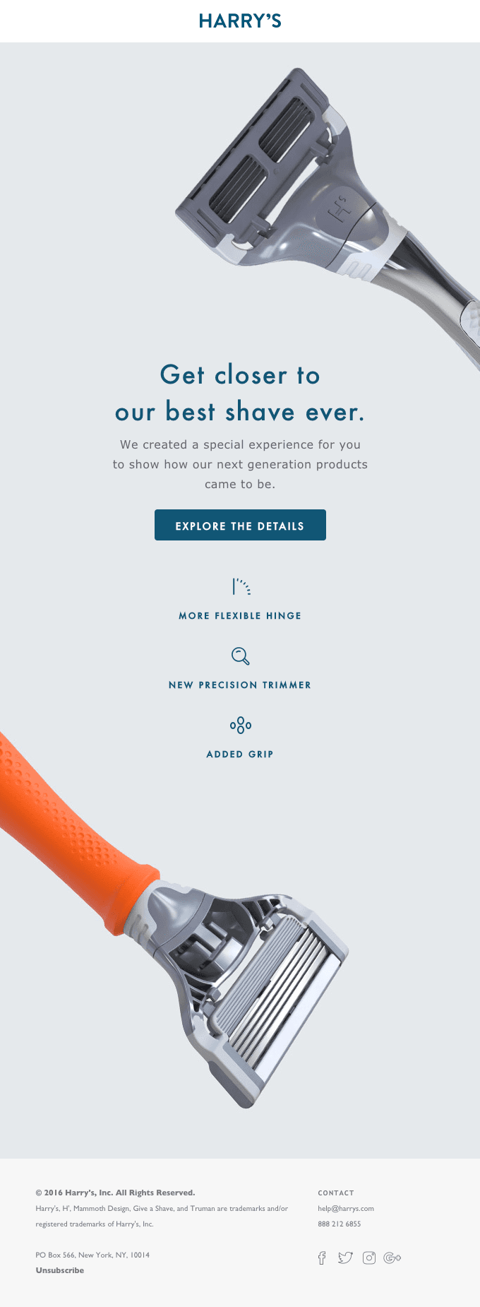 Get closer to our best shave ever