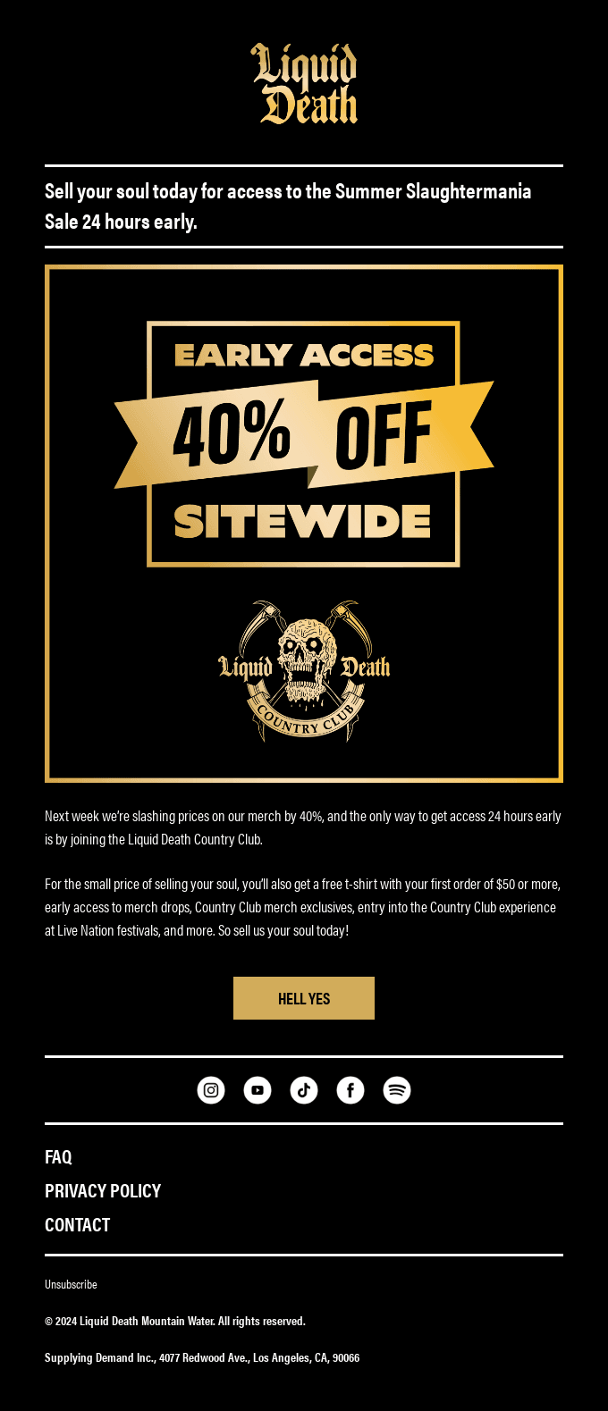 Get Early Access to 40% Off Sale
