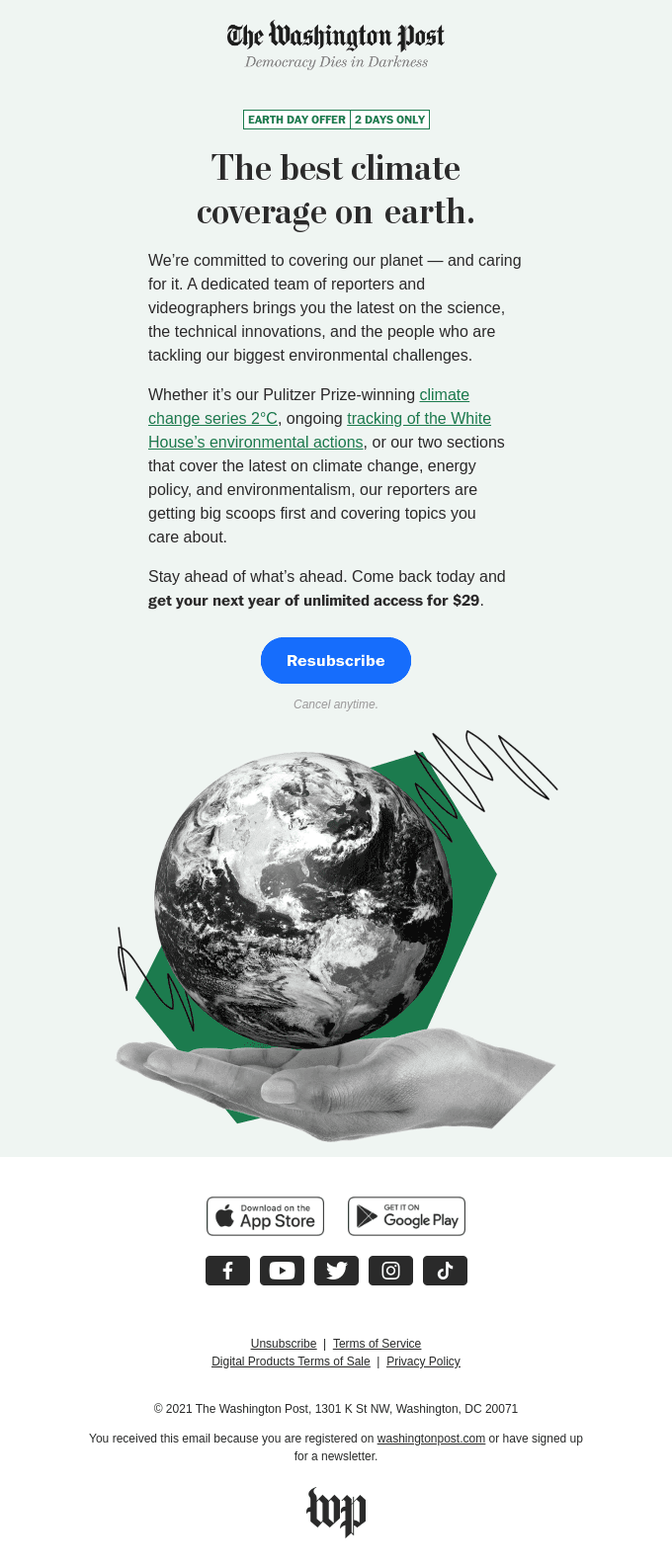 Get essential climate coverage on Earth Day and every day.