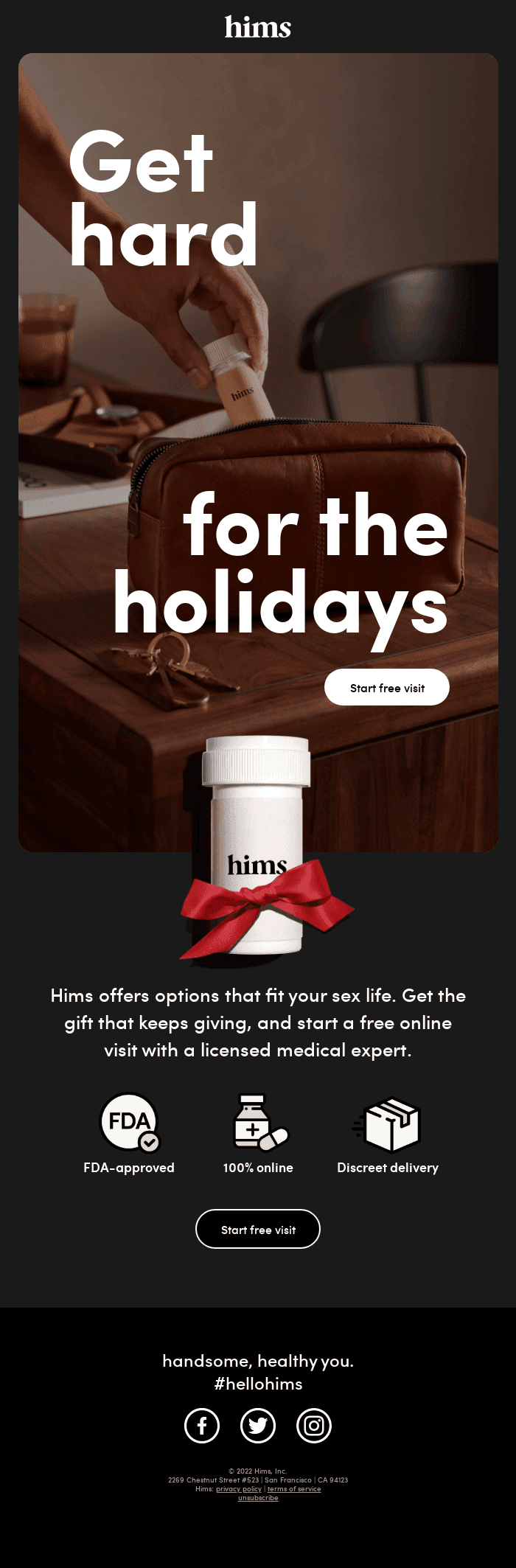Get hard for the holidays, and get started for free.