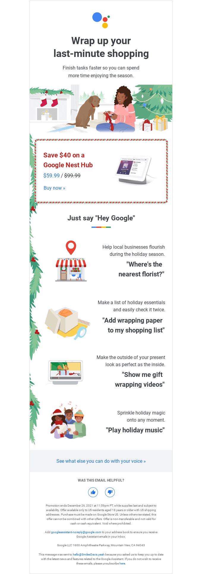 Get last-minute gifting help from Google