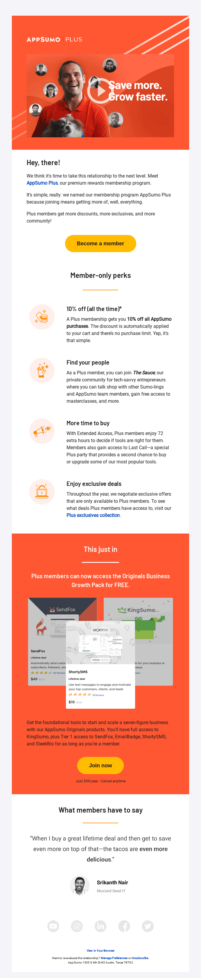 Get more, save more. It’s a win-win