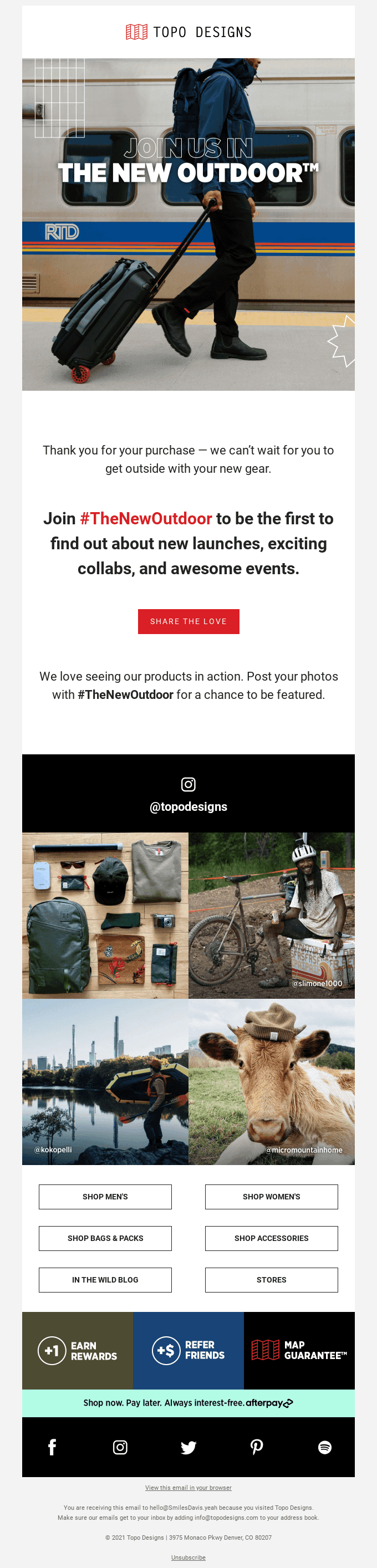 Get ready to show off your new gear